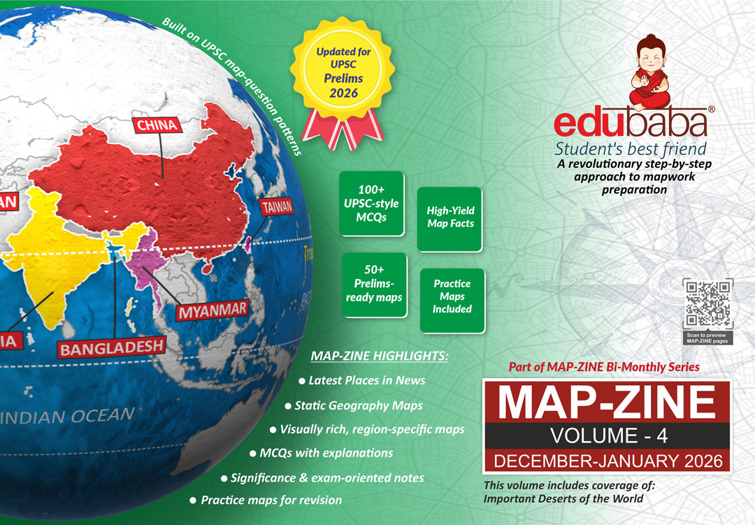 Deserts plateaus and plains of India and the world for UPSC maps