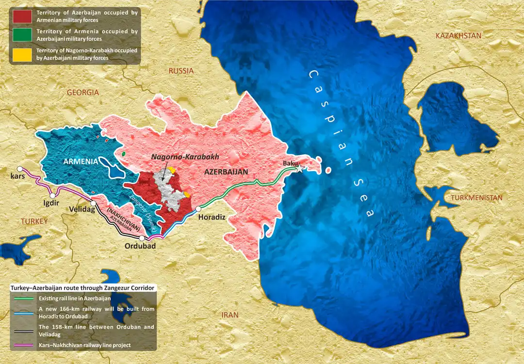 Zangezur Corridor in news between Armenia and Azerbaijan for UPSC prelims